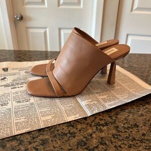 Antonio Melani Bynx Tan Leather Women's dress sandals